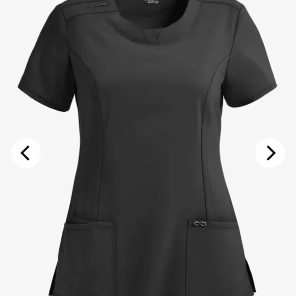 Cherokee Infinity Scrub Set. Medium. Pewter. (Dark Gray) - Picture 2 of 3